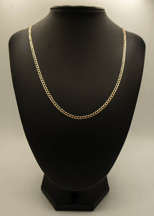 CADENA CORTE BRILLO 14 K