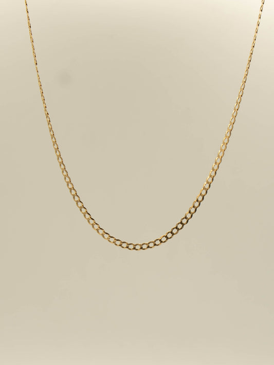 CADENA CORTE BRILLO 14 K