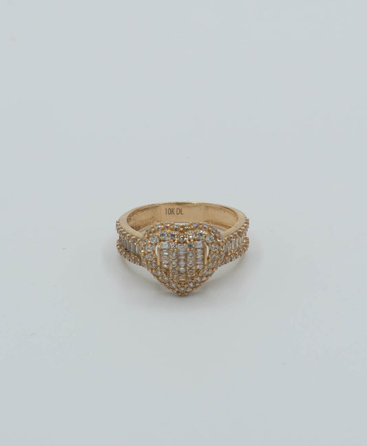 Anillo de mujer con piedras 10 K