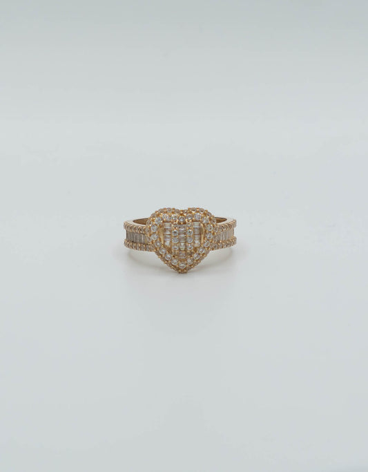 Anillo de mujer con piedras 10 K